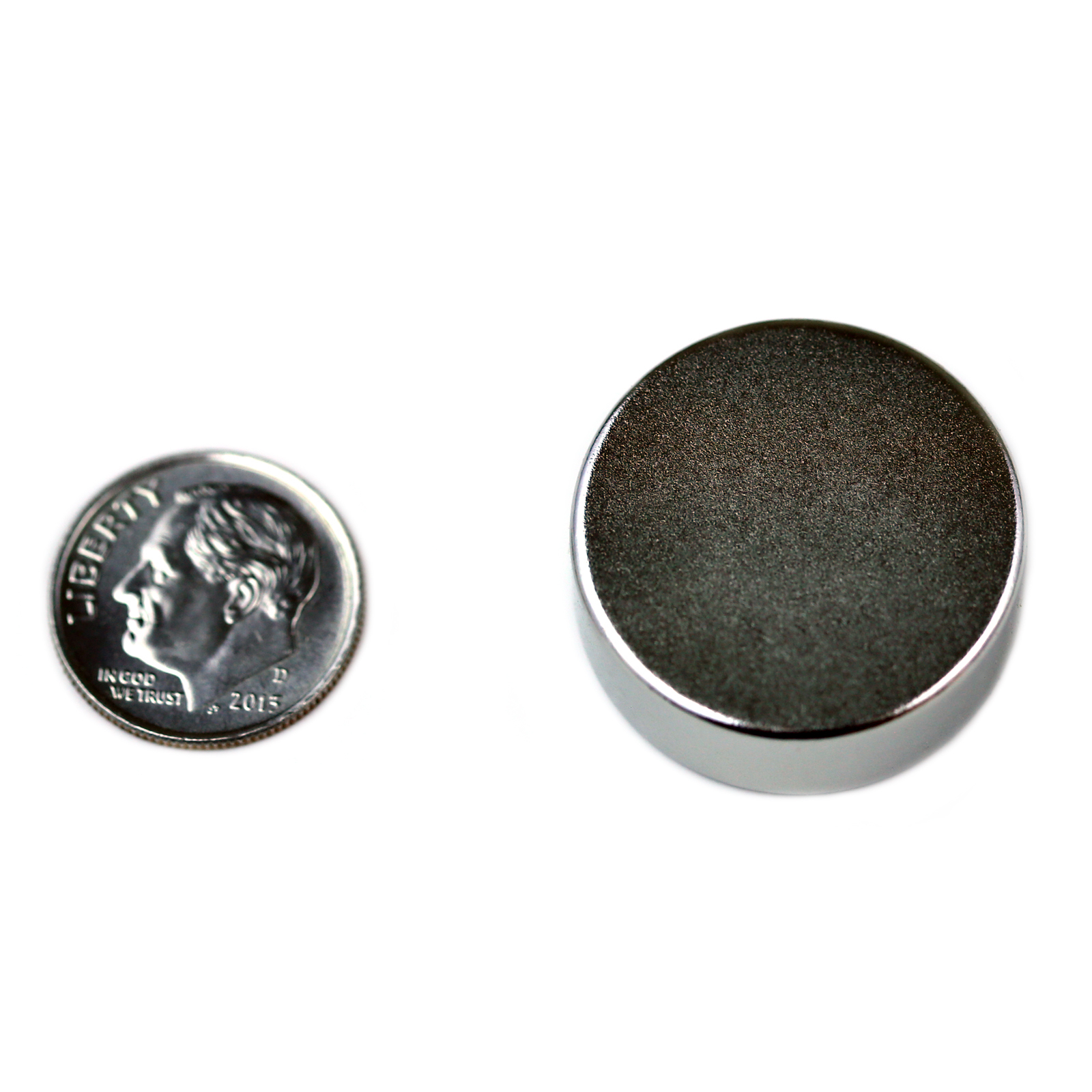 4 Pieces of 1x3/8 Inch Rare Earth Neodymium Disc Magnet Grade N42