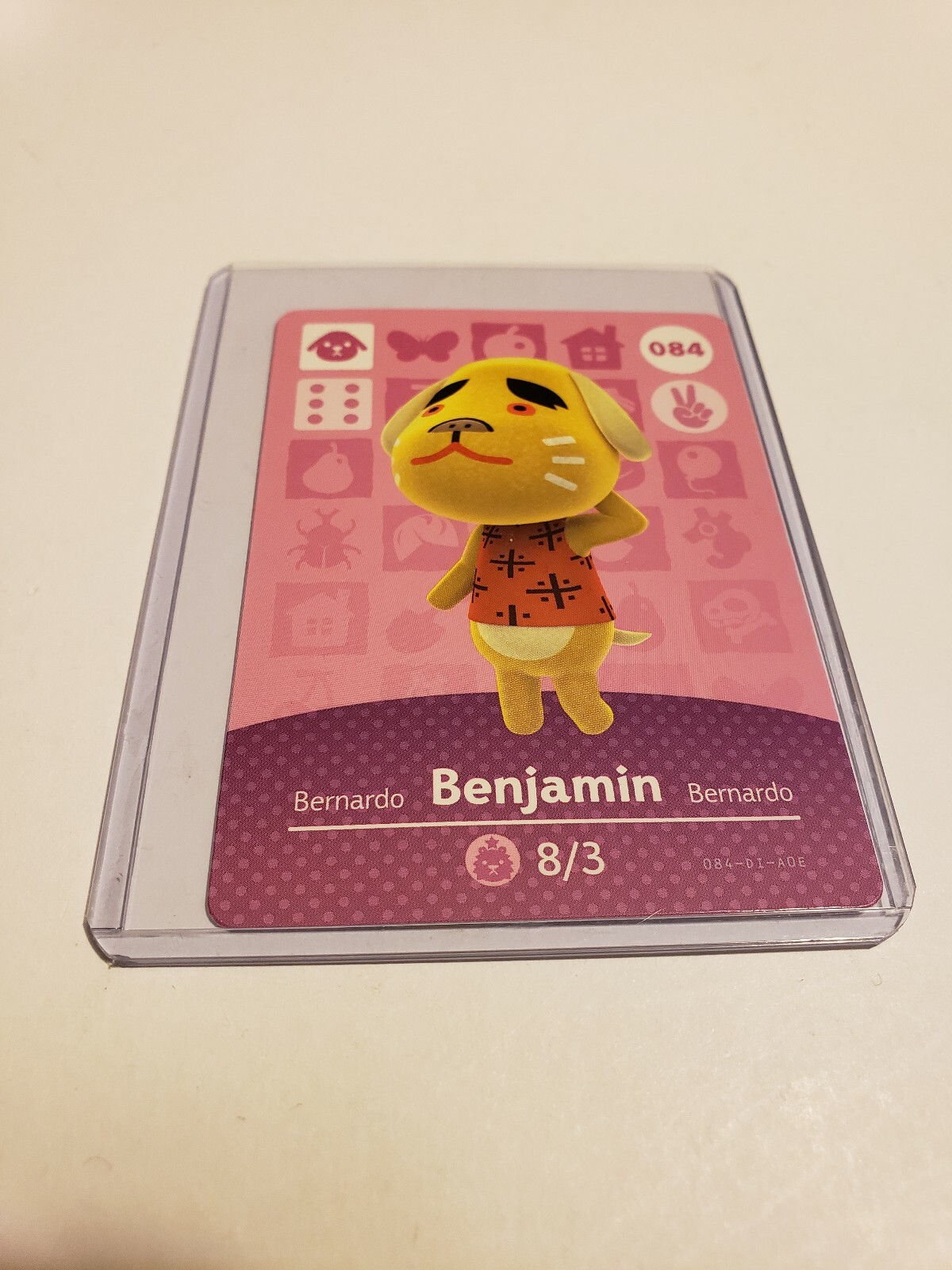 !SUPER SALE! Benjamin # 084 Animal Crossing Amiibo Card Horizons Series 1 MINT!