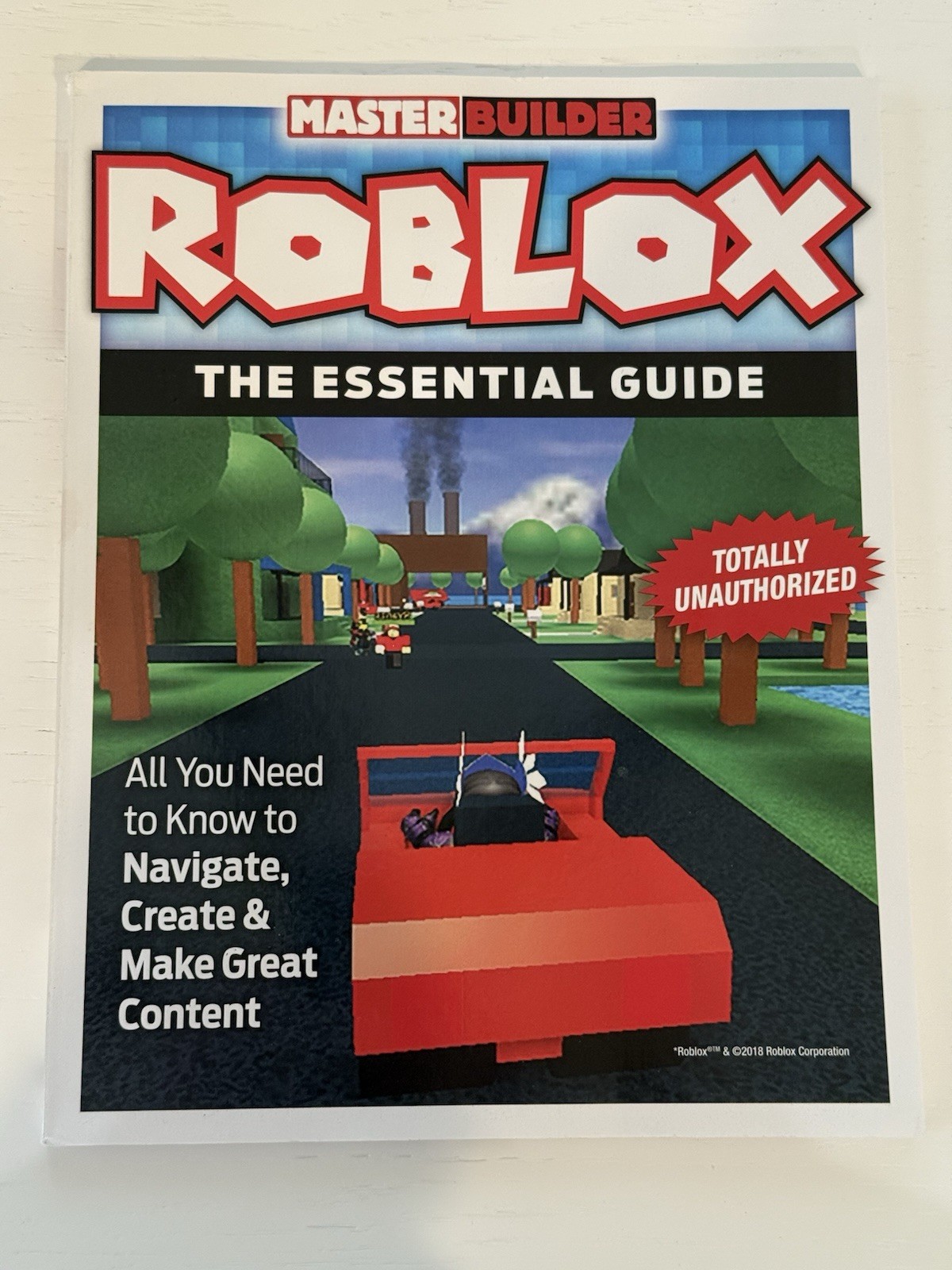 ROBLOX Master Builder The Essential Guide Magazine 2018 - Clean Inside