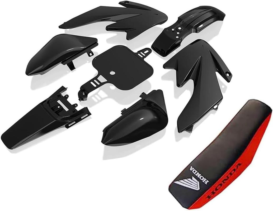 Dirt Bike Plastics Kit with Tall Seat for Honda CRF50 XR50 & Chinese 50-90Cc