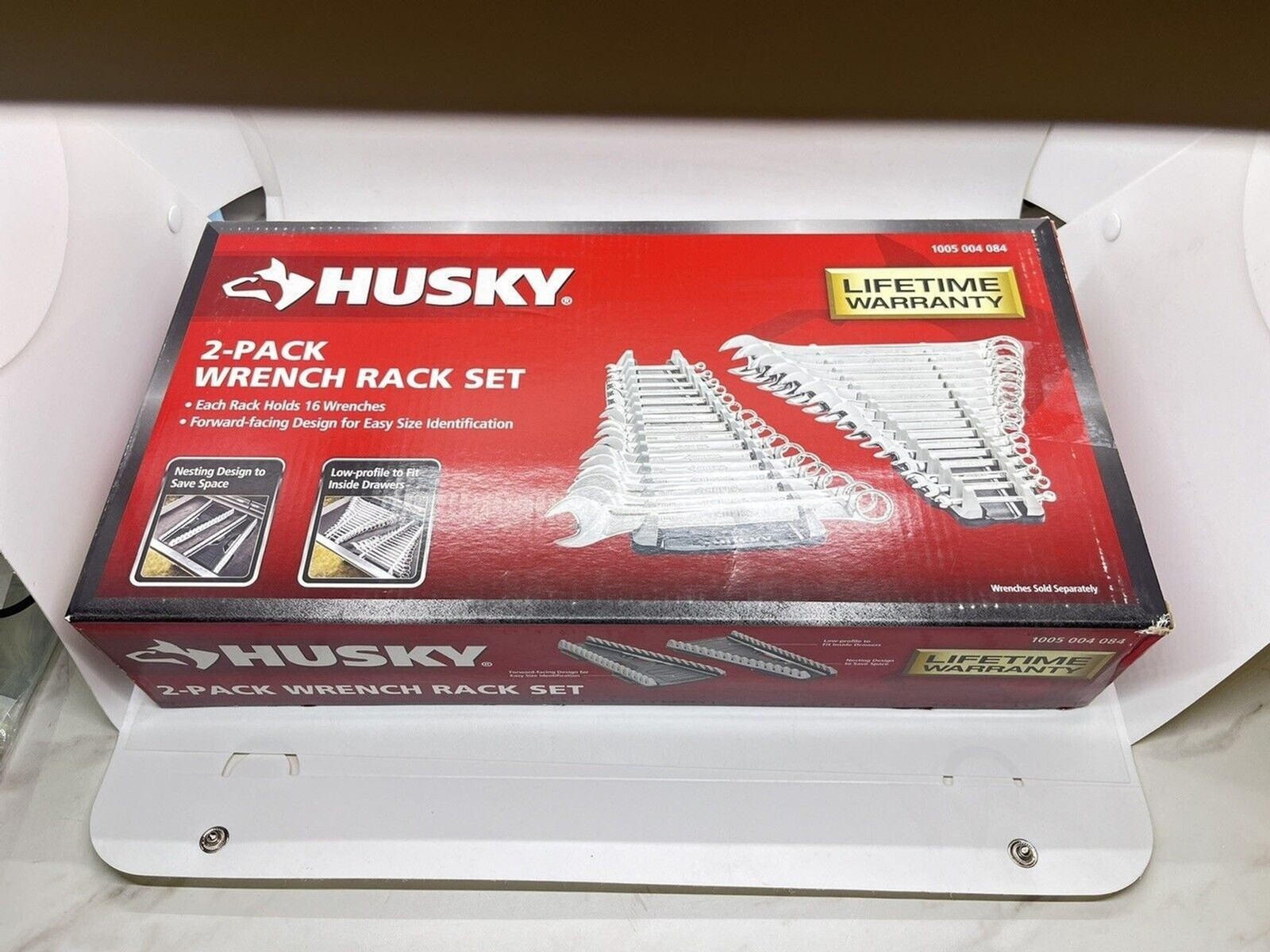 NEW Husky 16-Piece Wrench Rack (2-Pack)