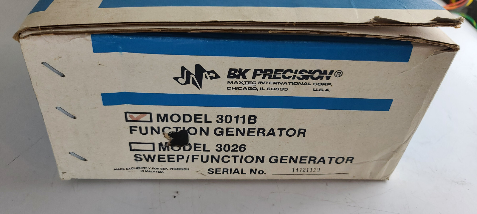 3011B Function Generator ~ New Old Stock ~ Powers On
