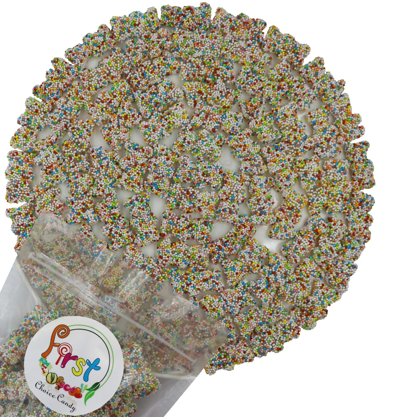 CRISPY CRUNCHY RAINBOW GUMMY BEARS