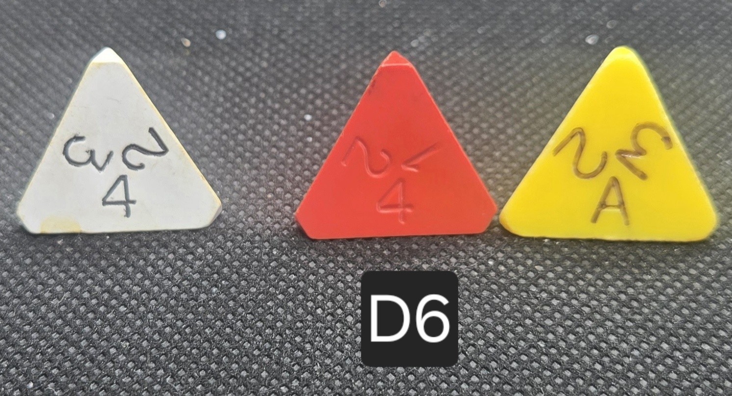 Older vintage Armory opaque Red, White,and Yellow