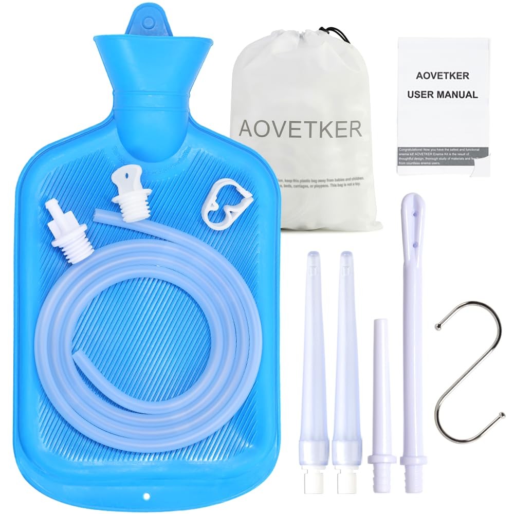 Enema Bag Kit – 2L with 4 Tips