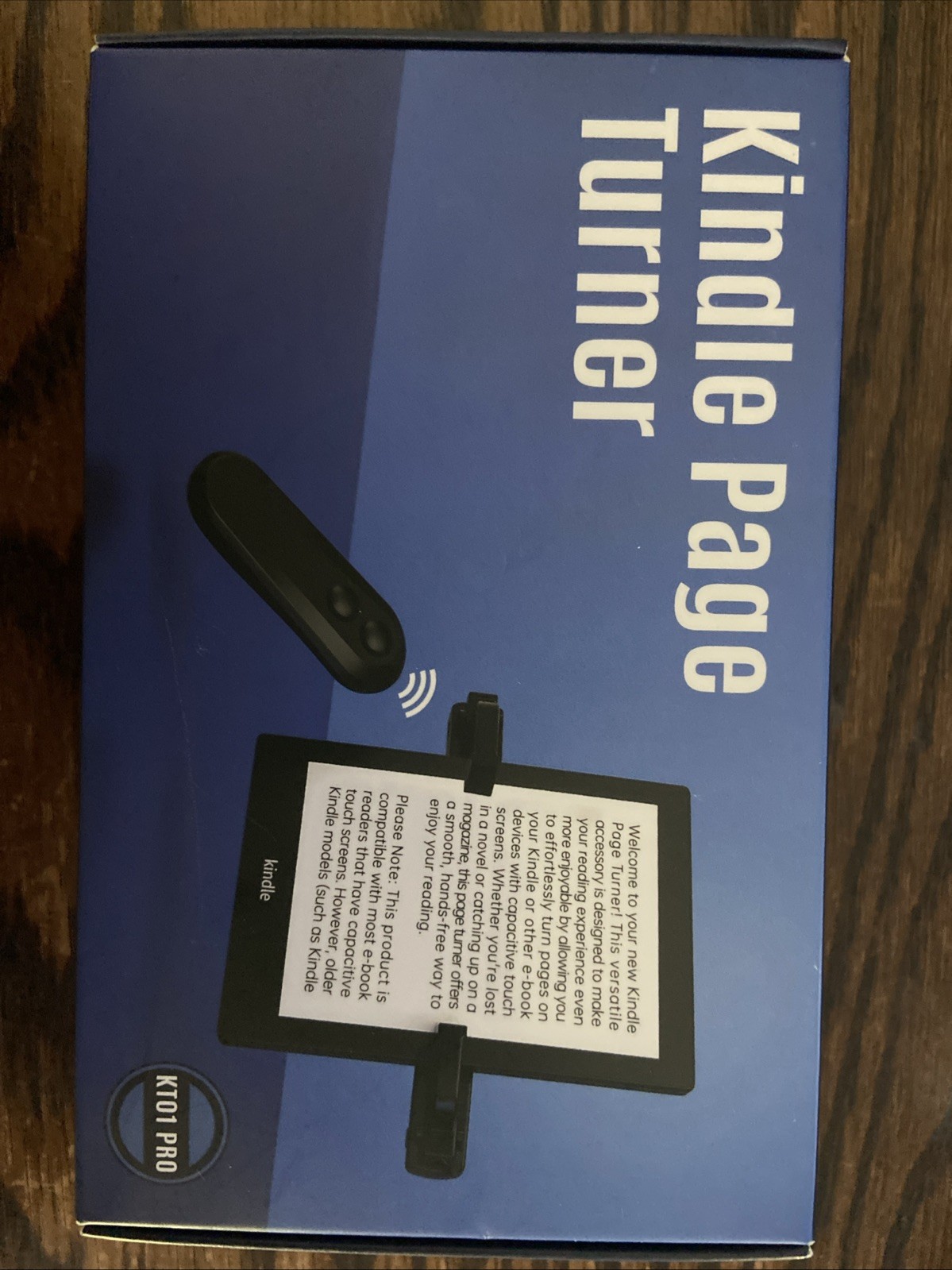 Kindle Page Turner Remote Control - KT01 PRO Hands-Free Reading Accessory - New