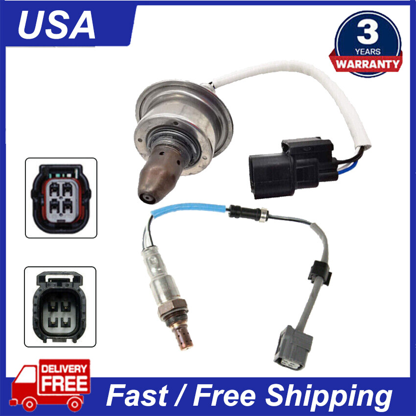 2PCS Oxygen Sensor Up+Down For 2013-17 Honda Accord 2.4L &2016-20 Acura ILX 2.4L