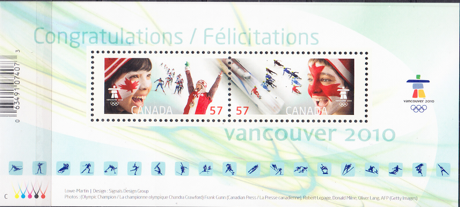 W CANADA 2373 OLYMPIC SPIRIT