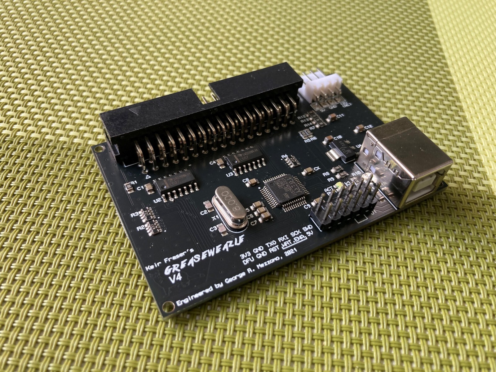 GreaseWeazle Version 4 New Firmware Complete Kit Read Write Atari ST & Amiga