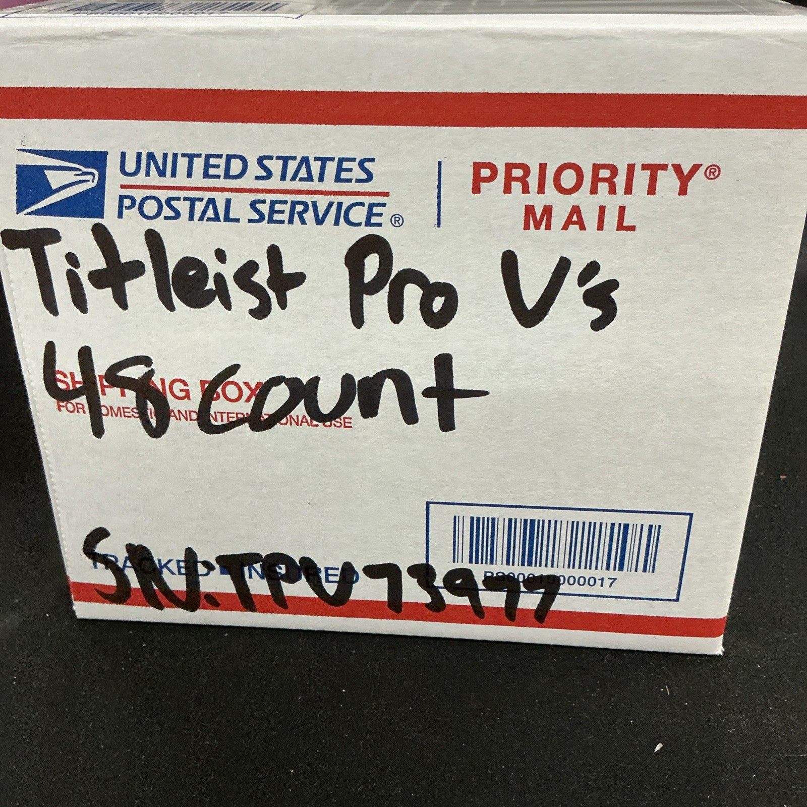 48 Titleist Pro V’s Used