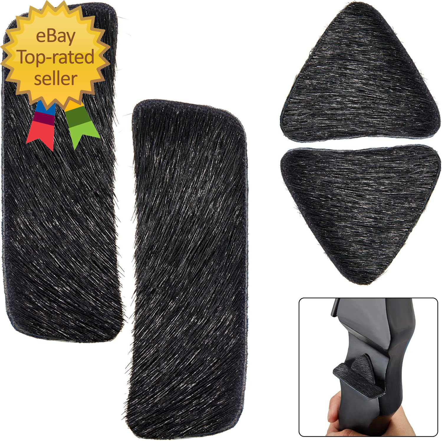 Recurve Bow Arrow Rest Archery Hair Arrow Rest Stick on Bow Fur Adhesive Shelf