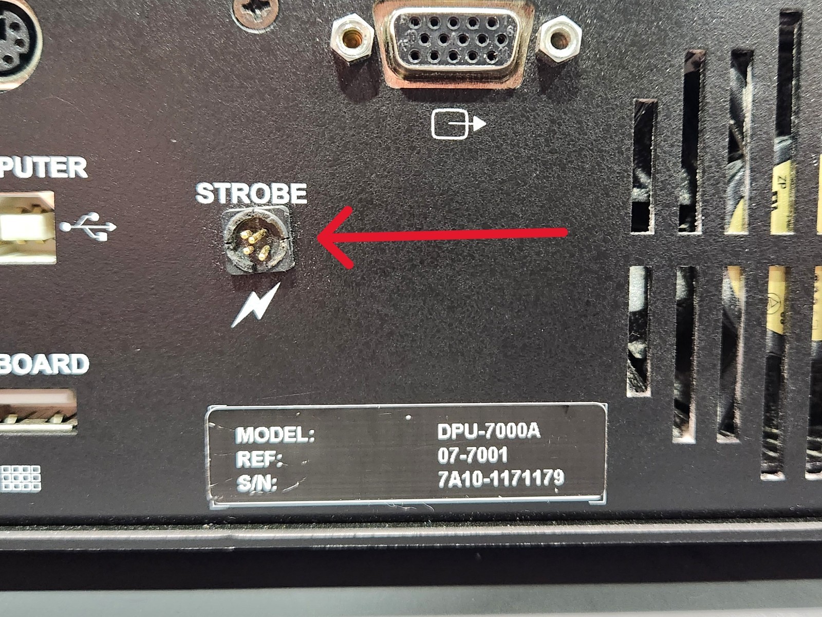 Vision Sciences DPU-7000A Video Processor Control 07-7001 No OS Power Tested