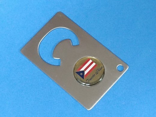 PUERTO RICO FLAG CREDIT CARD BOTTLE OPENER #162