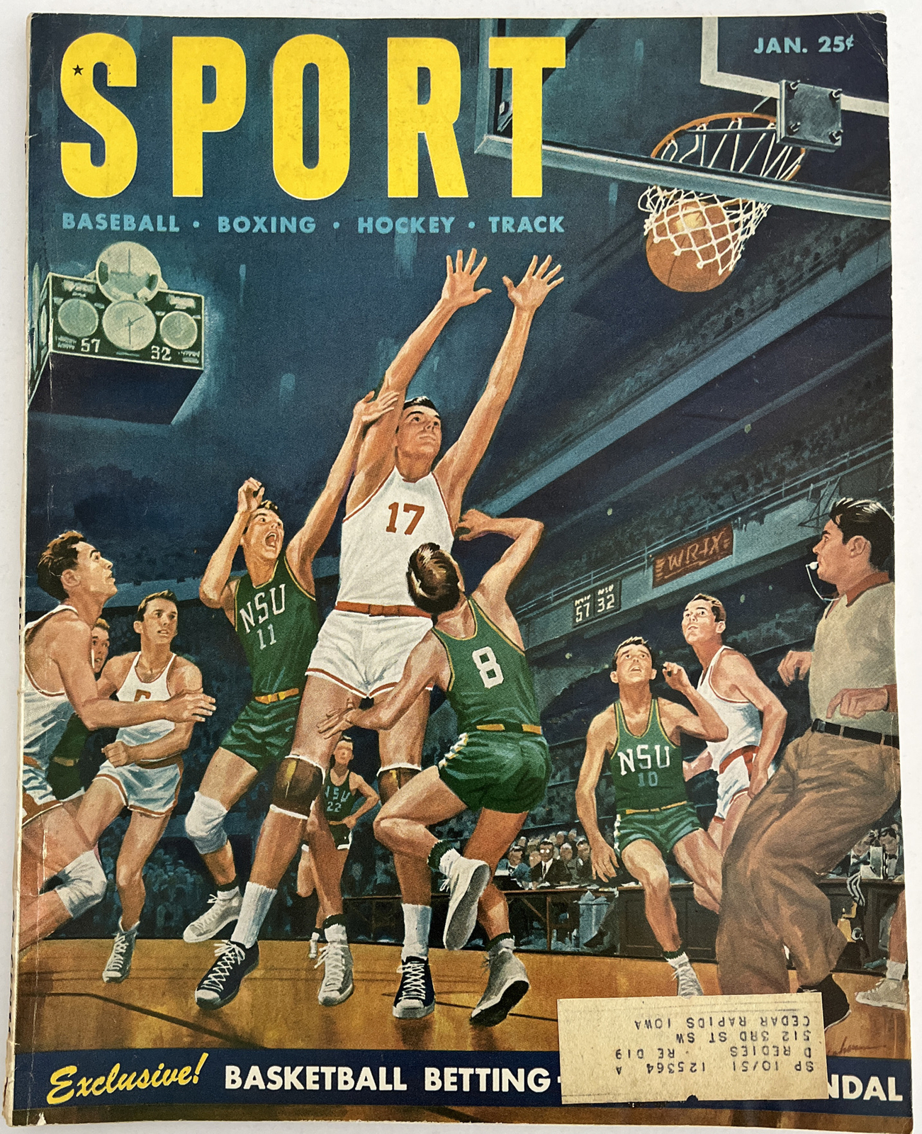Sport Magazine 1951 January, Basketball Betting Scandal, (B53)