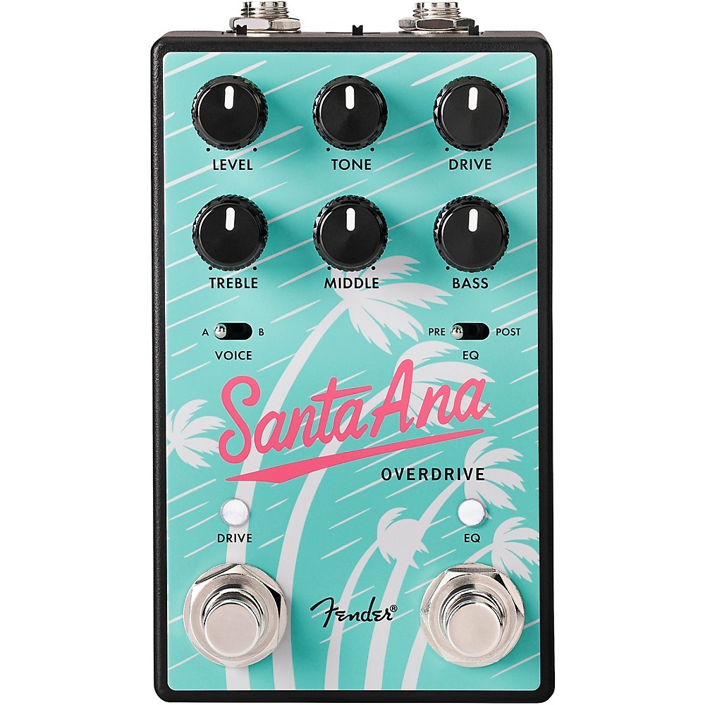 Fender Santa Ana Overdrive V2 Guitar Effects Pedal  Blue