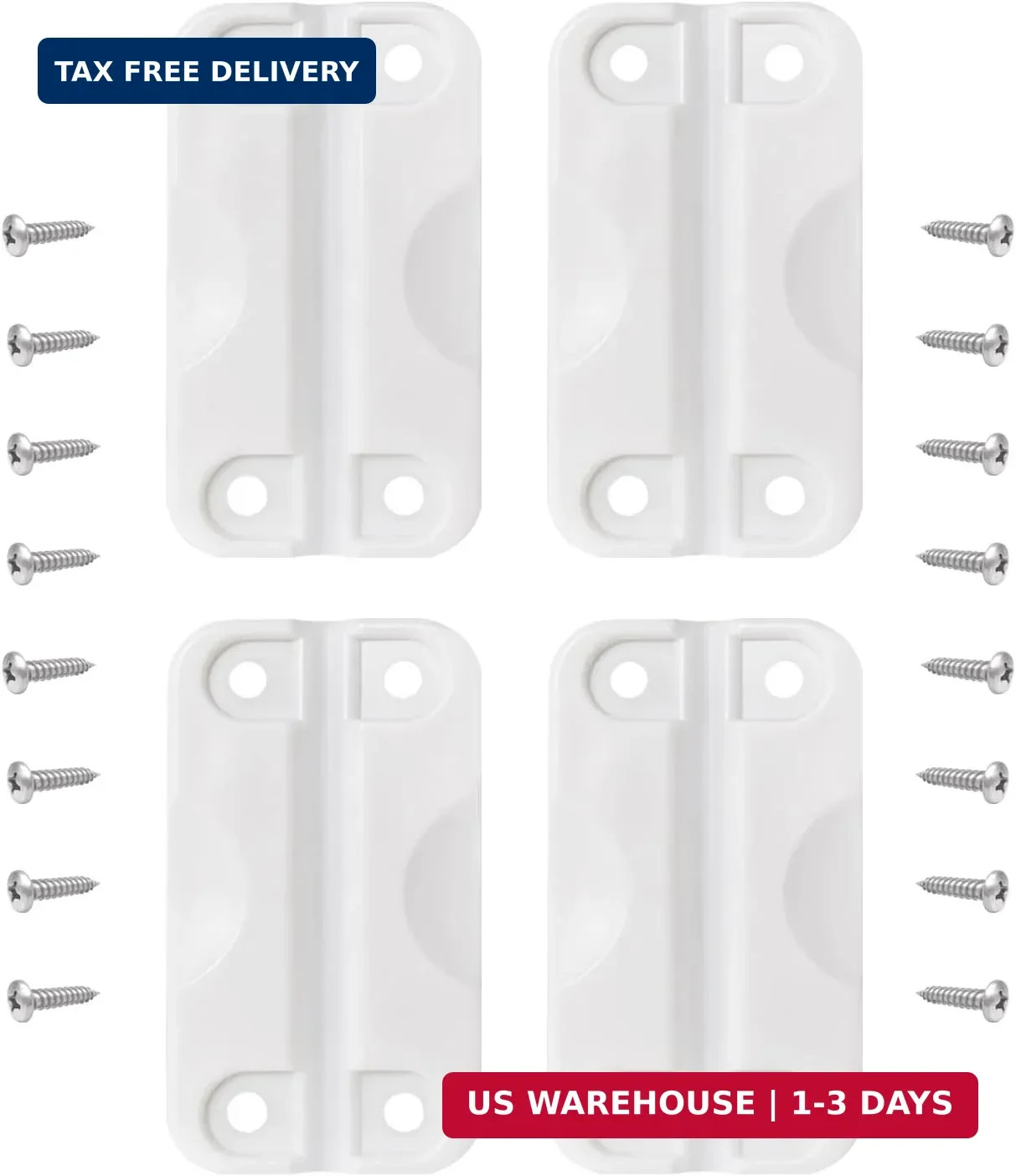 Cooler Hinges Replacement with Screws for Igloo Cooler 50-165 Qt, 4 Pack Cooler