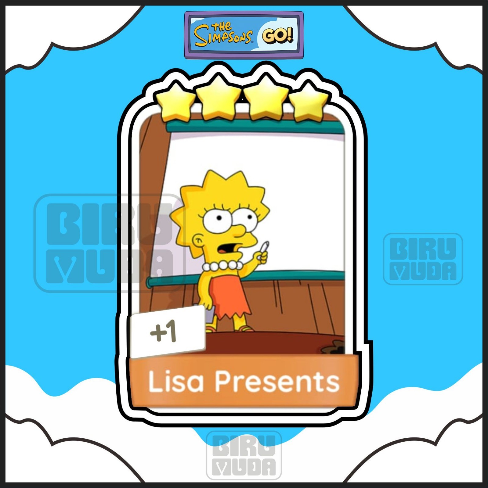 Lisa Presents_⭐mono_poly⭐_4 Star Sticker_⭐go_Fast respond 24/7