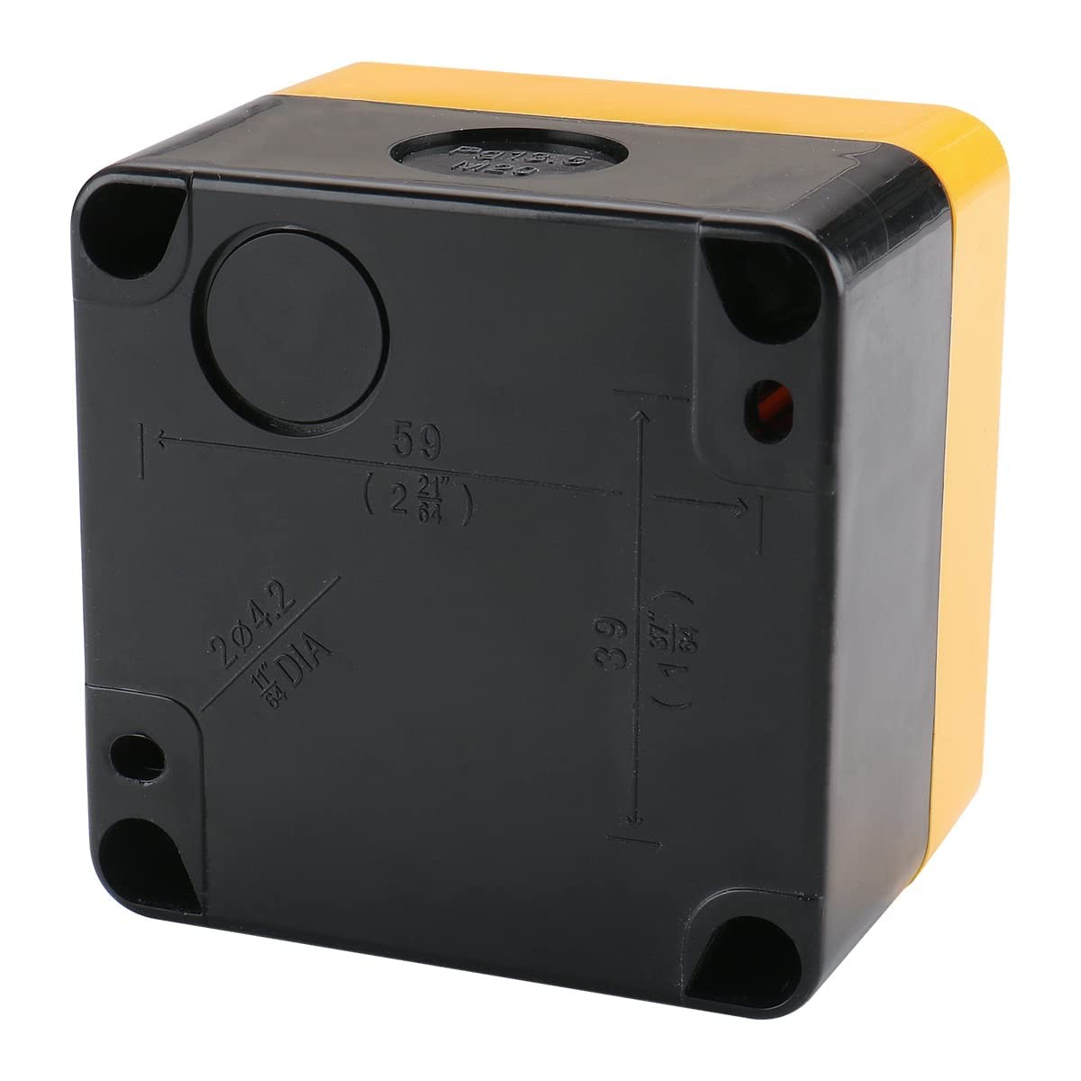 Red Emergency Stop Push Button Switch Momentary Weatherproof 660V with Box