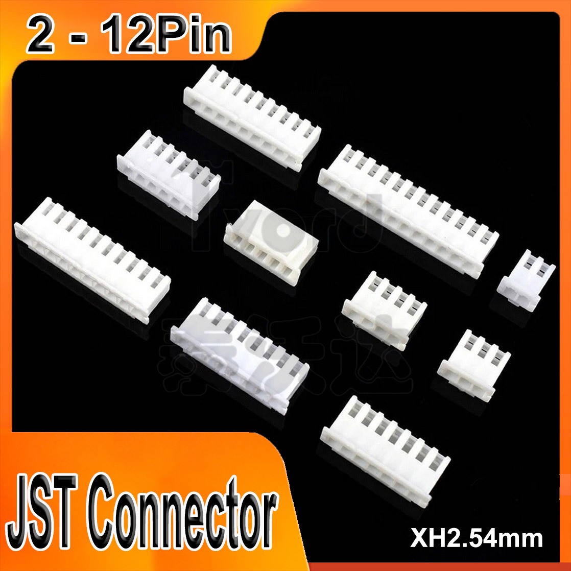2Pin - 12Pin JST Connector Plug Header Crimps Housing Raspberry PI XH2.54mm