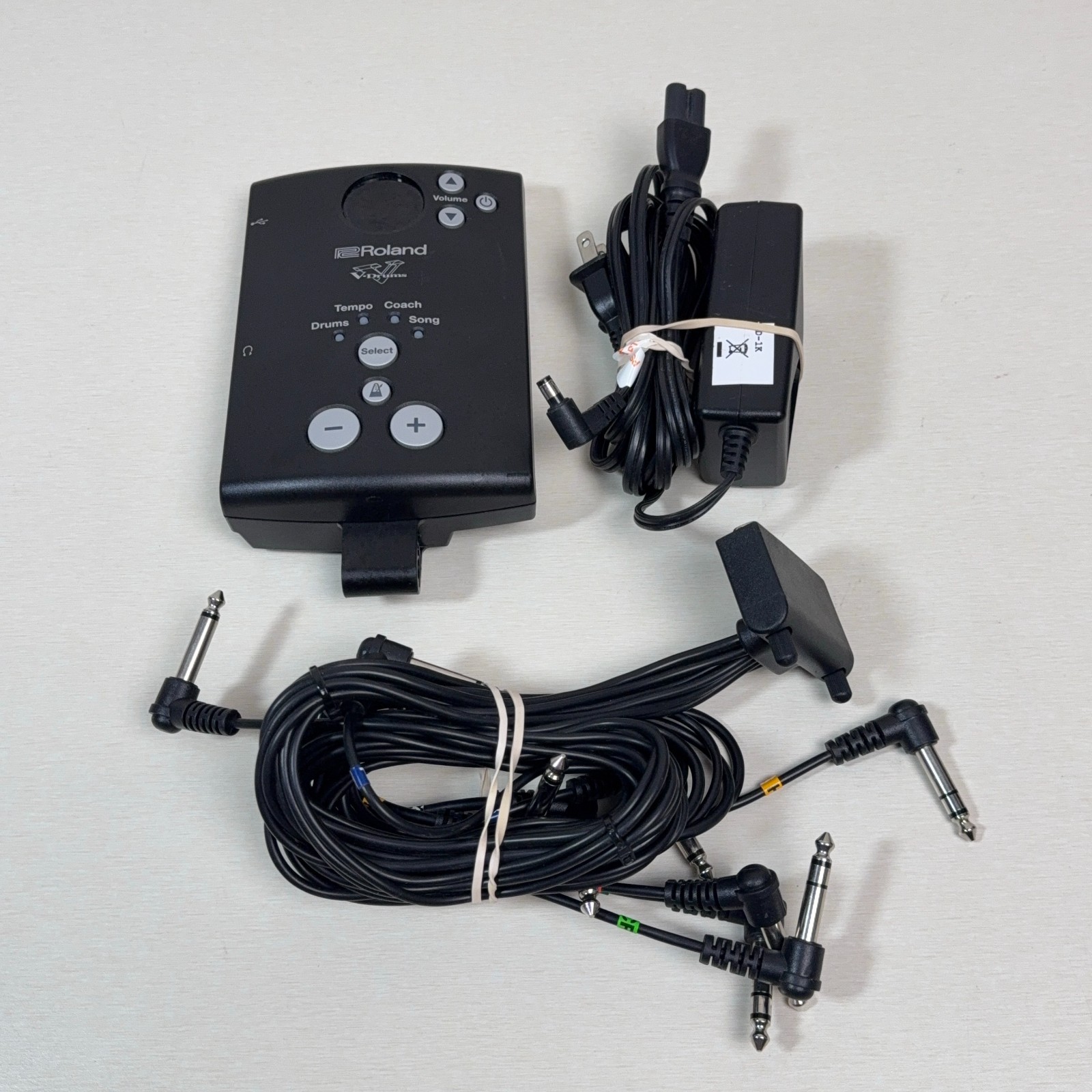 Roland TD-1K V-Drums Electronic Drum Module Brain w/ Cable Harness & Power Suppl