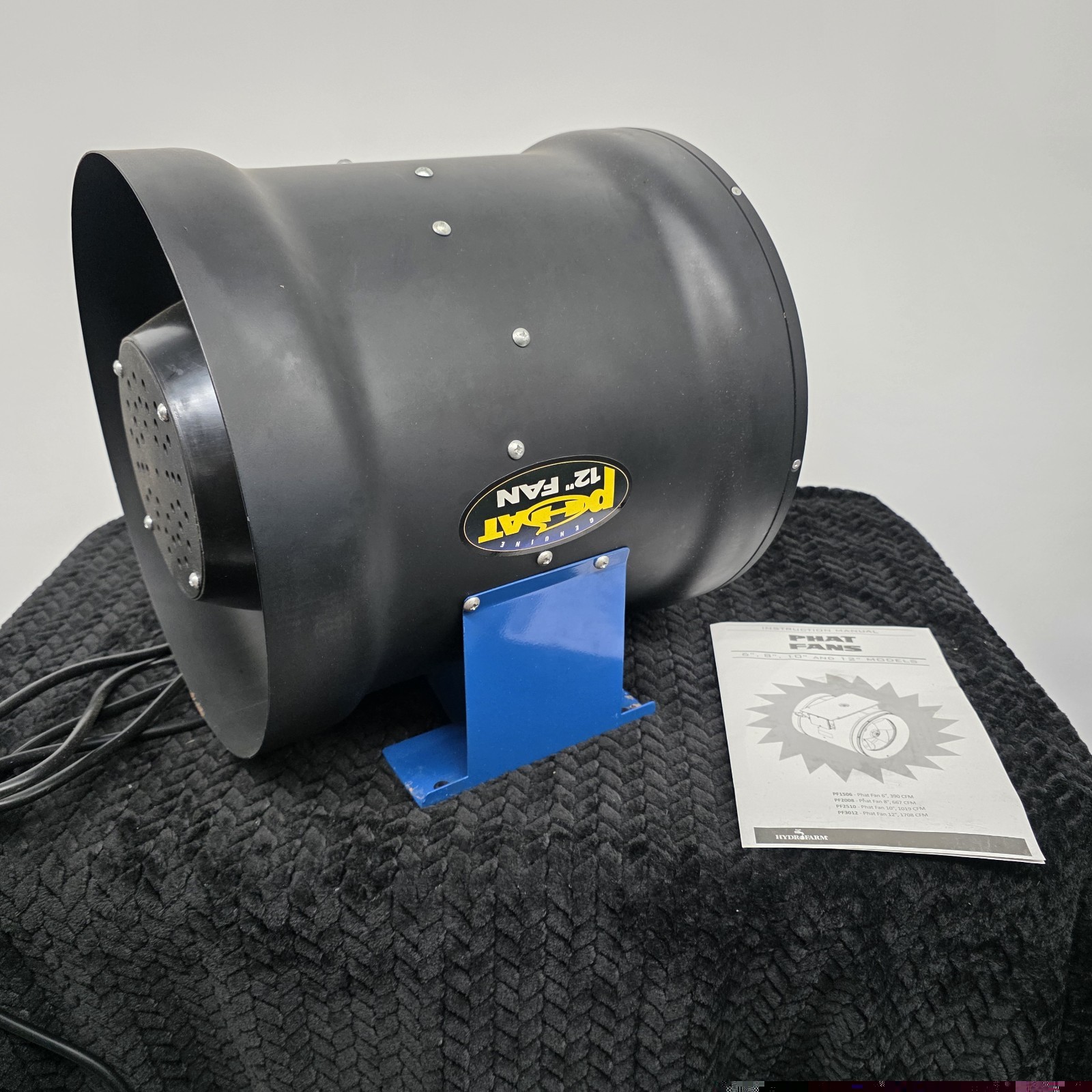 Phat Fan 12" 1708 CFM Inline Mixed Flow Fan
