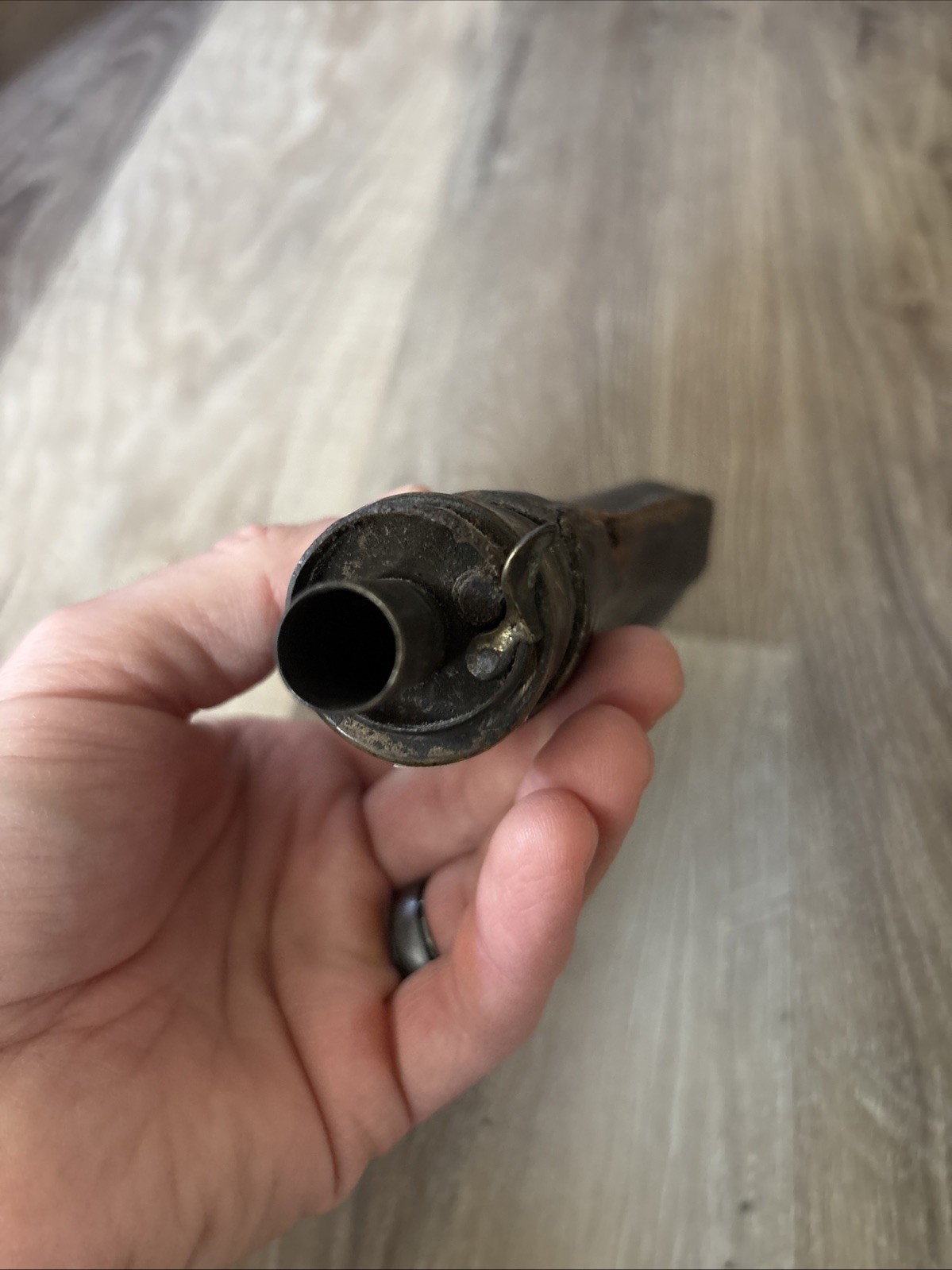Civil War Era American Muzzle Loader Flask