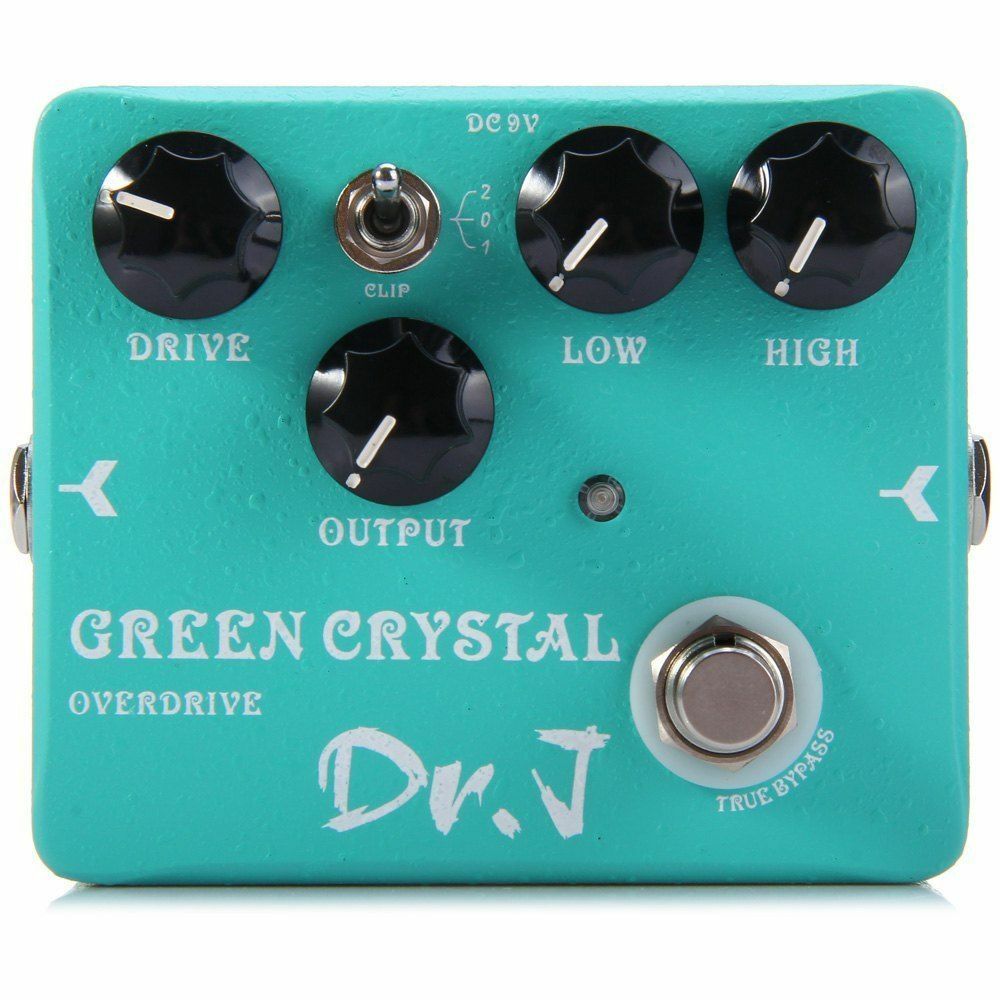 Joyo Dr.J D50 Green Crystal Overdrive Electric Guitar Effect Pedal True Bypass