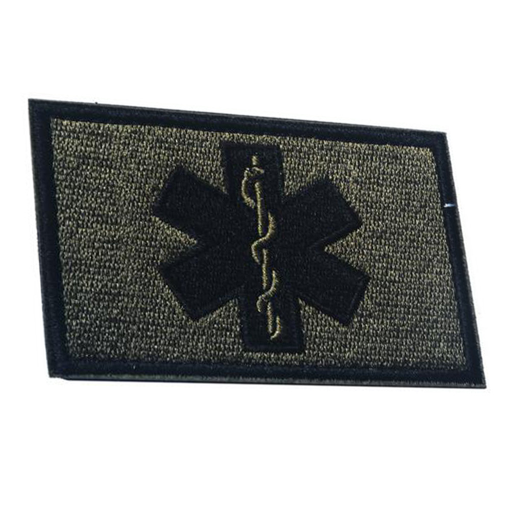 PARAMEDIC TACTICAL PATCHES USA ARMY BADGE EMBROIDERED HOOK LOOP PATCH *07