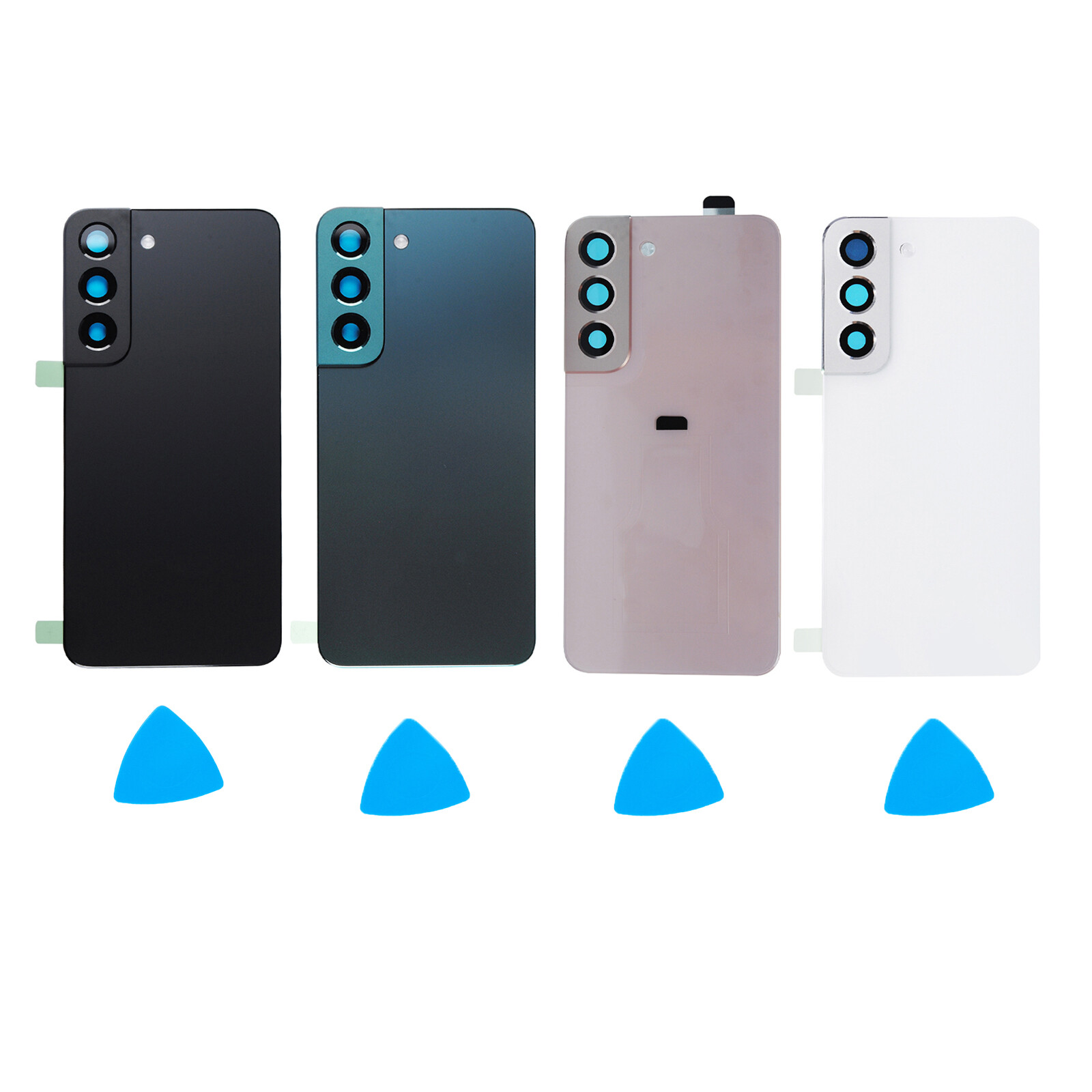 For Samsung Galaxy S22 S22+ S22 Ultra Rear Housing Battery Door Back Cover Glass