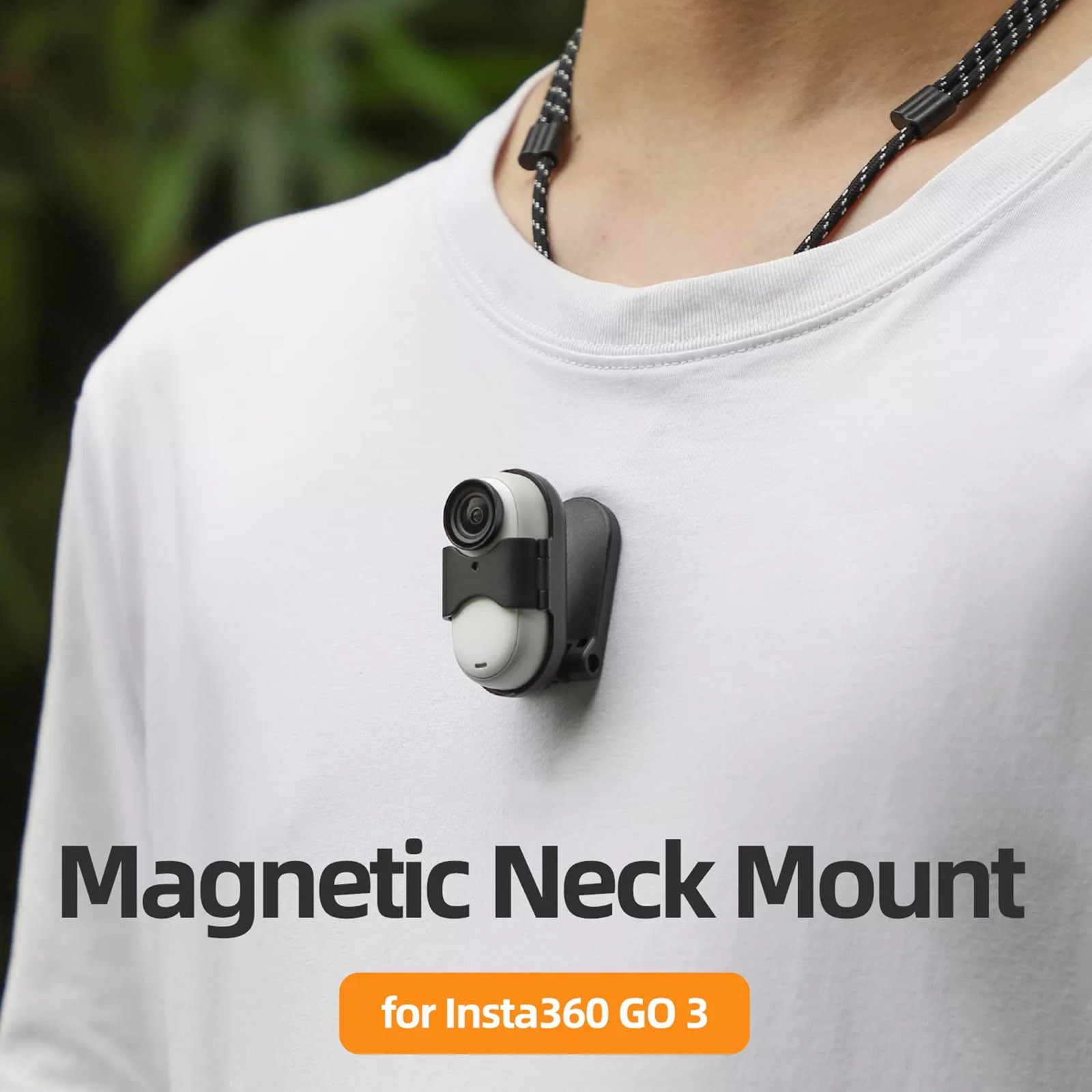 For Insta360 GO 3 Camera Magnetic Neck Mount Lanyard Quick Release Adapter