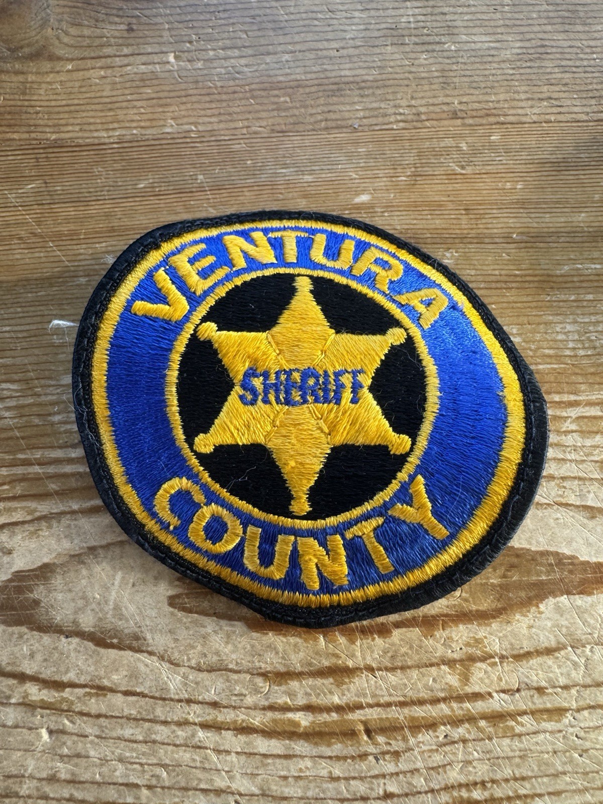 Ventura County Sheriff Patch Gold Star California