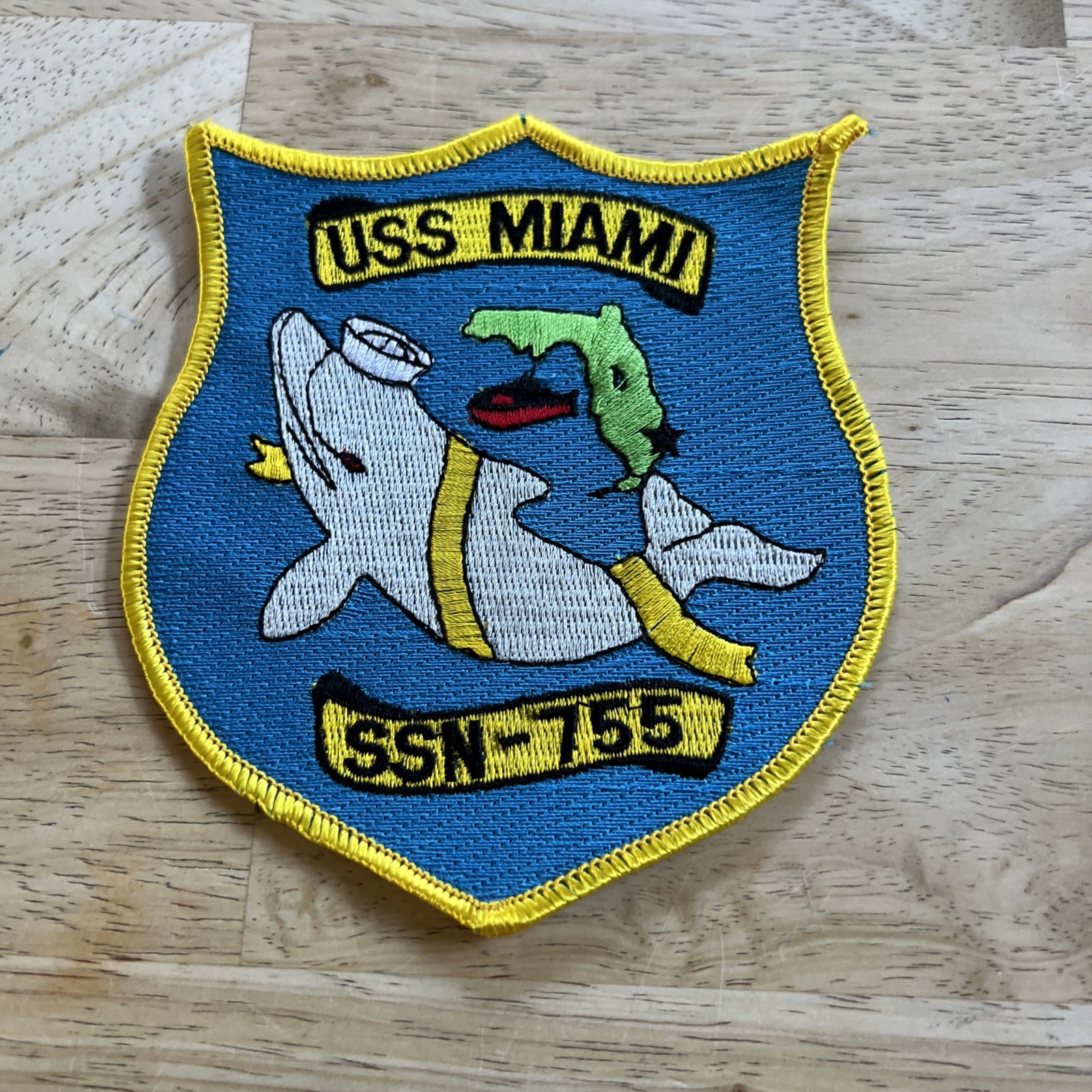 U.S. Military USS MIAMI SSN-755 Patch