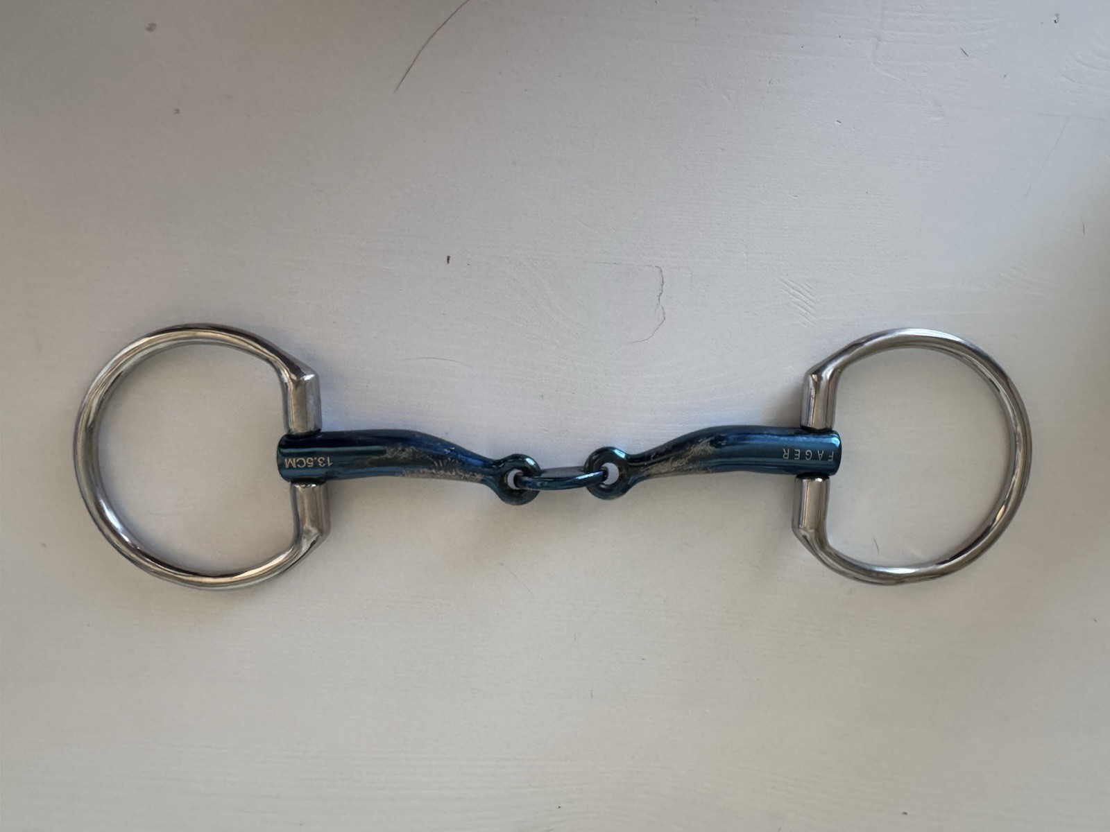 Fager Sweet Iron Fixed Ring Double Jointed Bit - 13.5cm