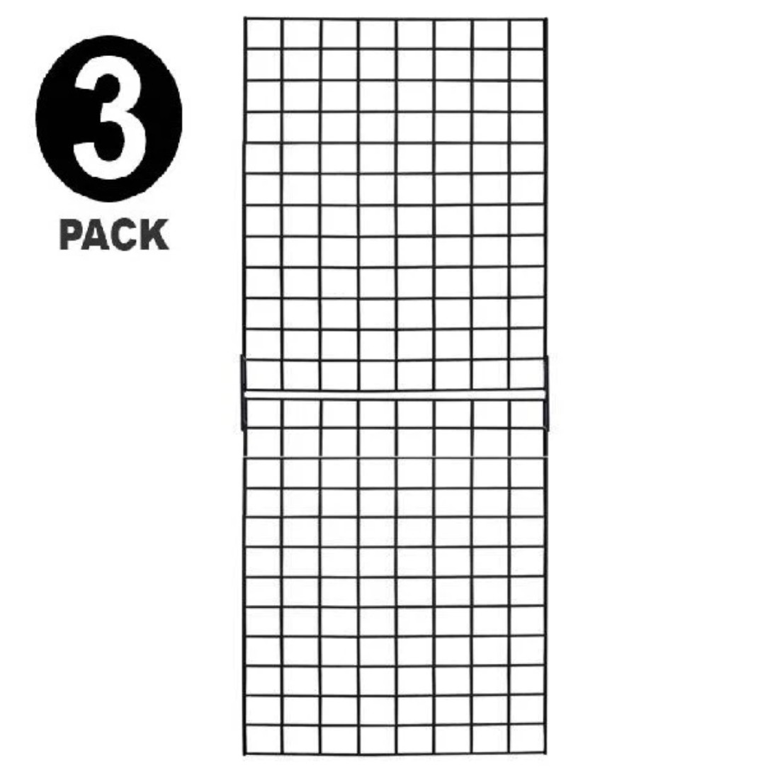 Display Grid Rack 3 Pcs 2 x 6 Take Apart Panel Retail Wall Craft Show Organizer