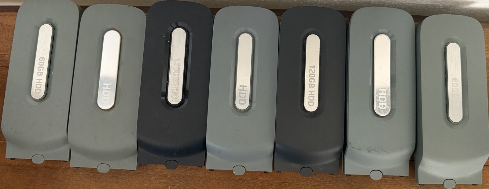 Lot of 7 Official Microsoft Xbox 360 Hard Drive HDD Untested