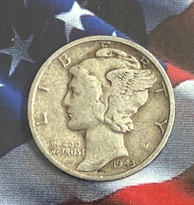 1943 S Mercury Dime 90% SILVER **FREE SHIPPING**