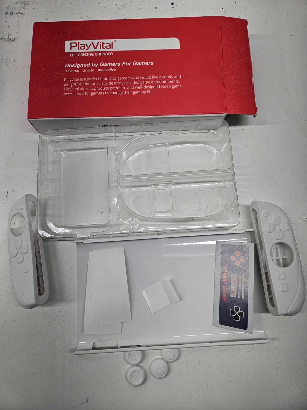 Playvital Ranger Protective Case Switch 2 White