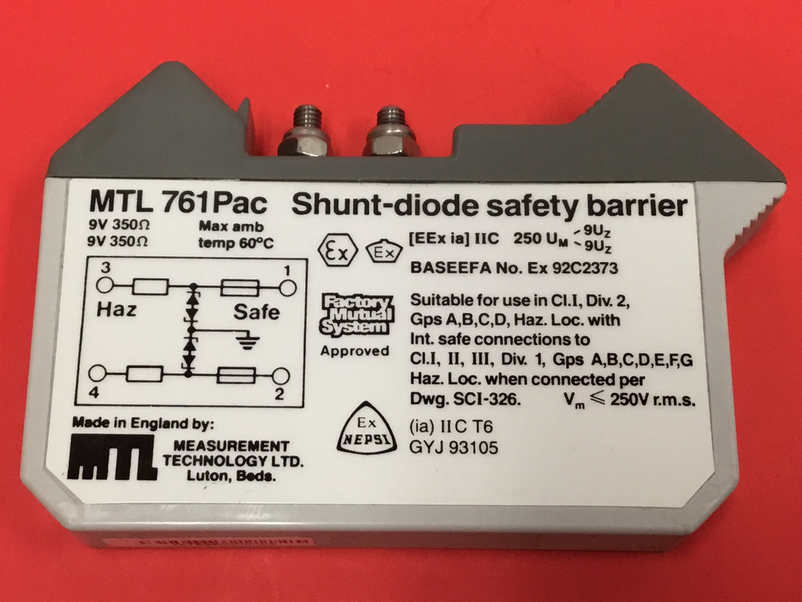 MTL - 761Pac - Shunt-Diode Safety Barrier