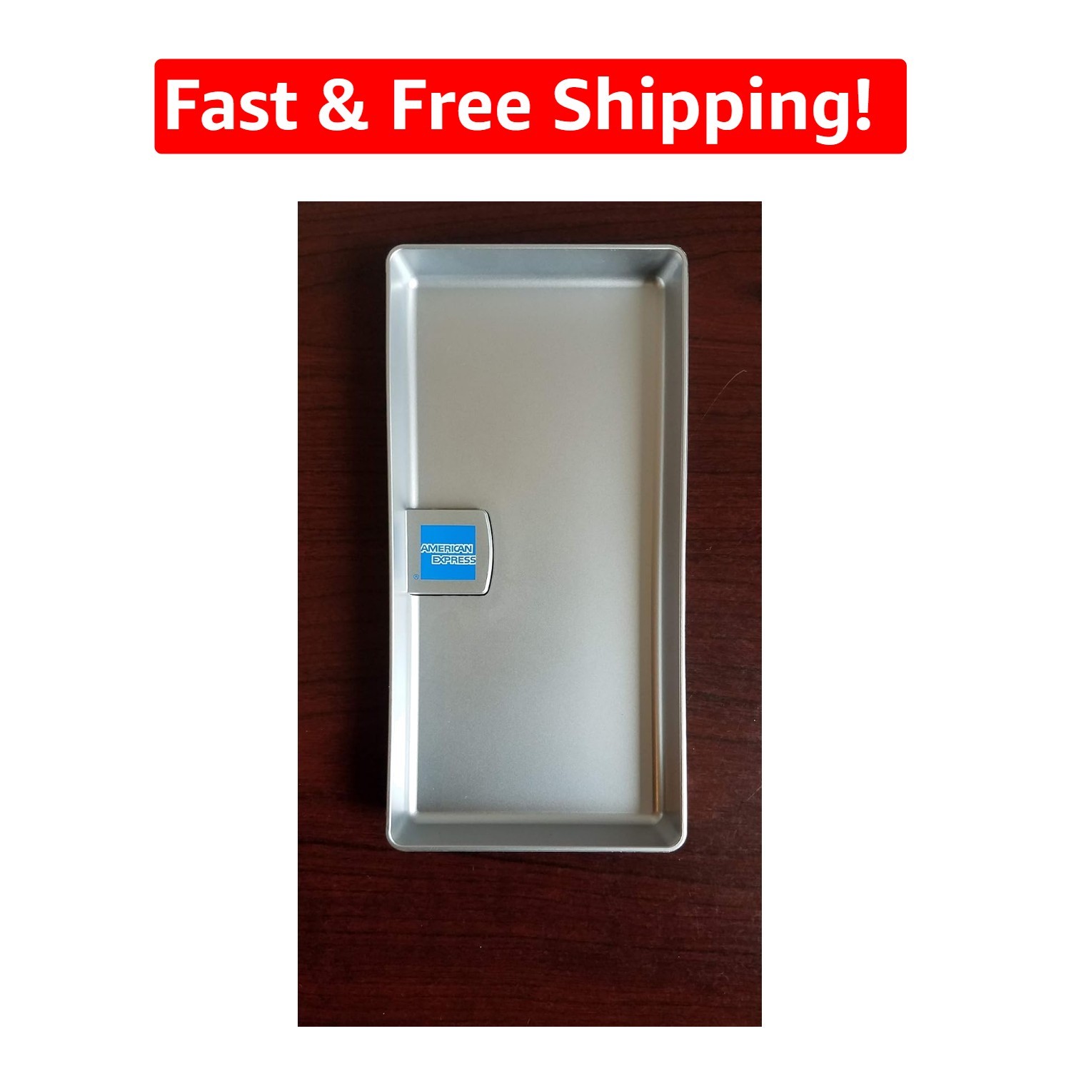 5 Durable Plastic Guest Check Trays with Stylish Checkered Design for Waitstaff