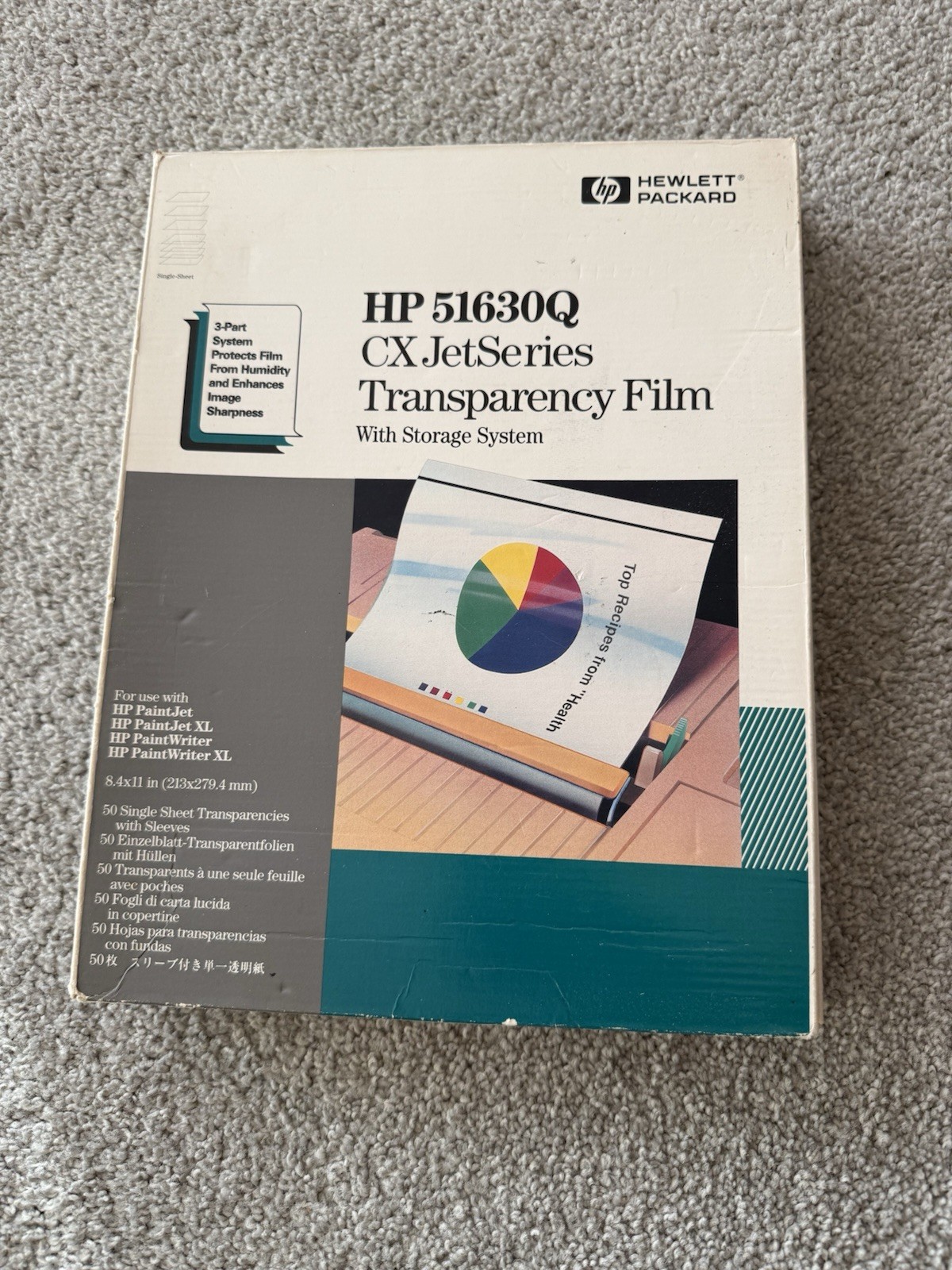 HP 51630Q CX Jet Series Transparency  Film