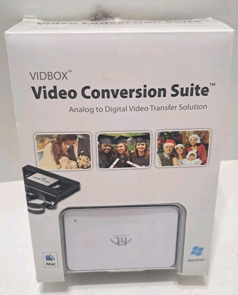 Vidbox Analog to Digital Video Conversion Solution Mac Or Windows NEW SEALED