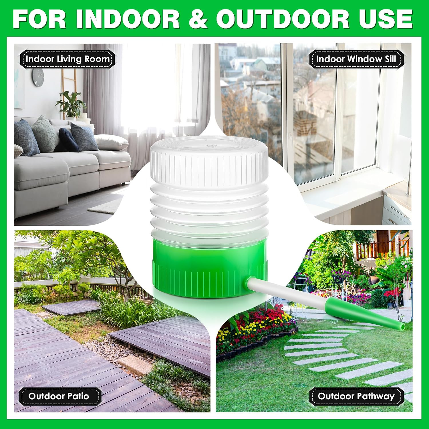 Hand Puffer Dust Insect Bedbug Roach Insect Duster With Extension Nozzle 6 NEW