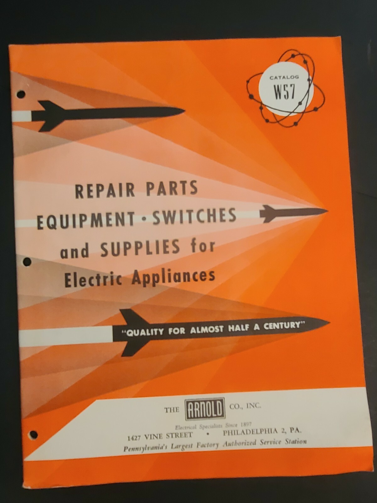 1956 Arnold Company Philadelphia PA Appliance Repair Parts Catalog