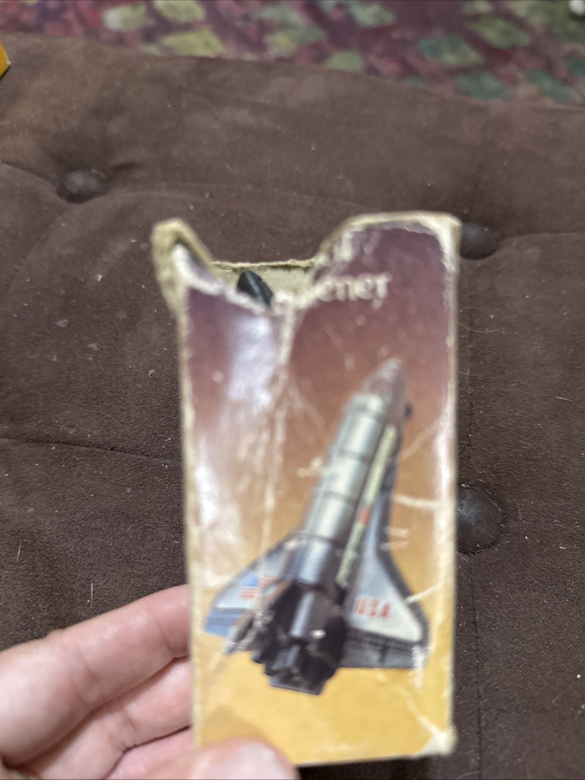 Vintage Zinc Alloy Metal Space Shuttle Pencil Sharpener-1981 Made in Hong Kong