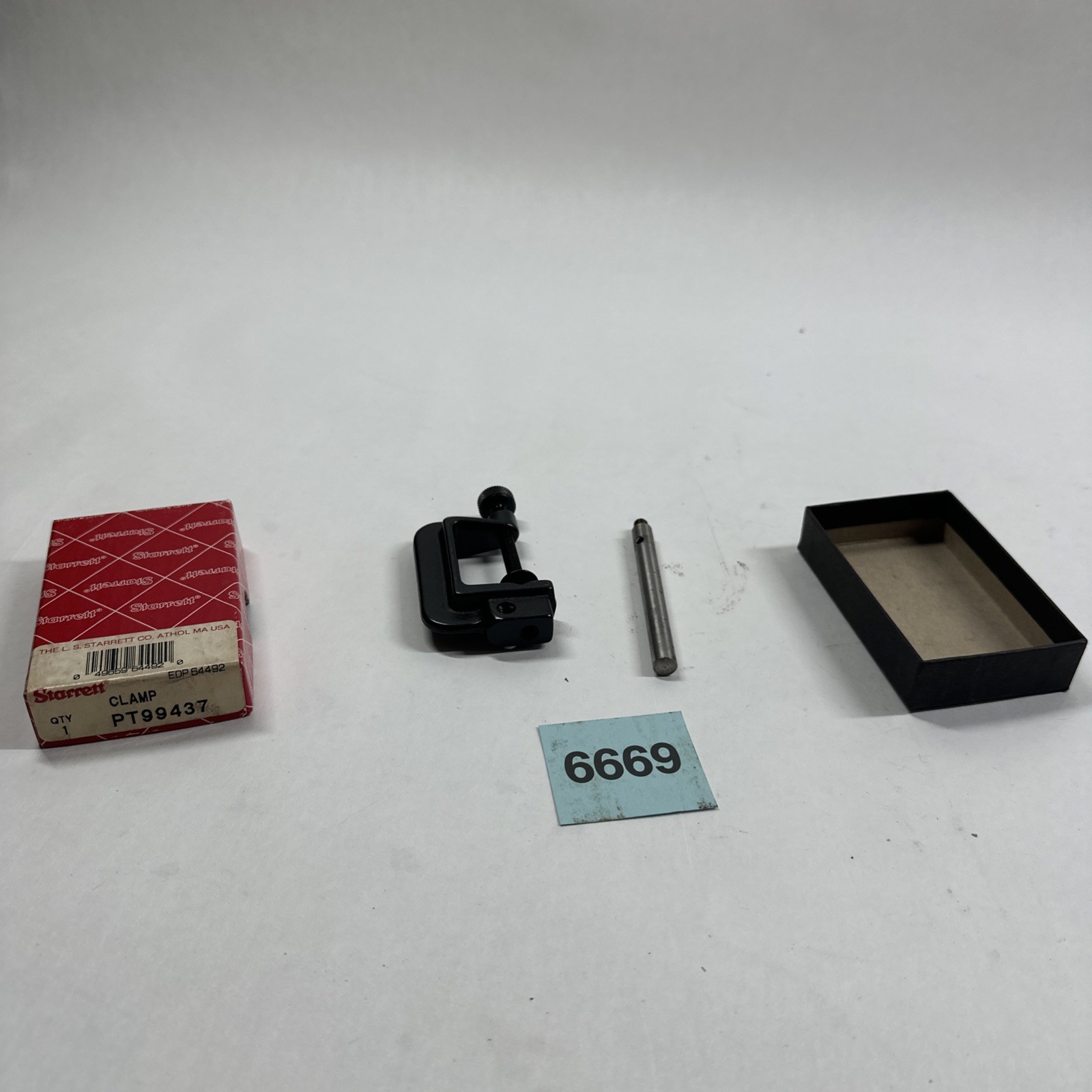 Starrett No. PT99437 clamp for 196 and 645  indicator sets - Made in U.S.A.