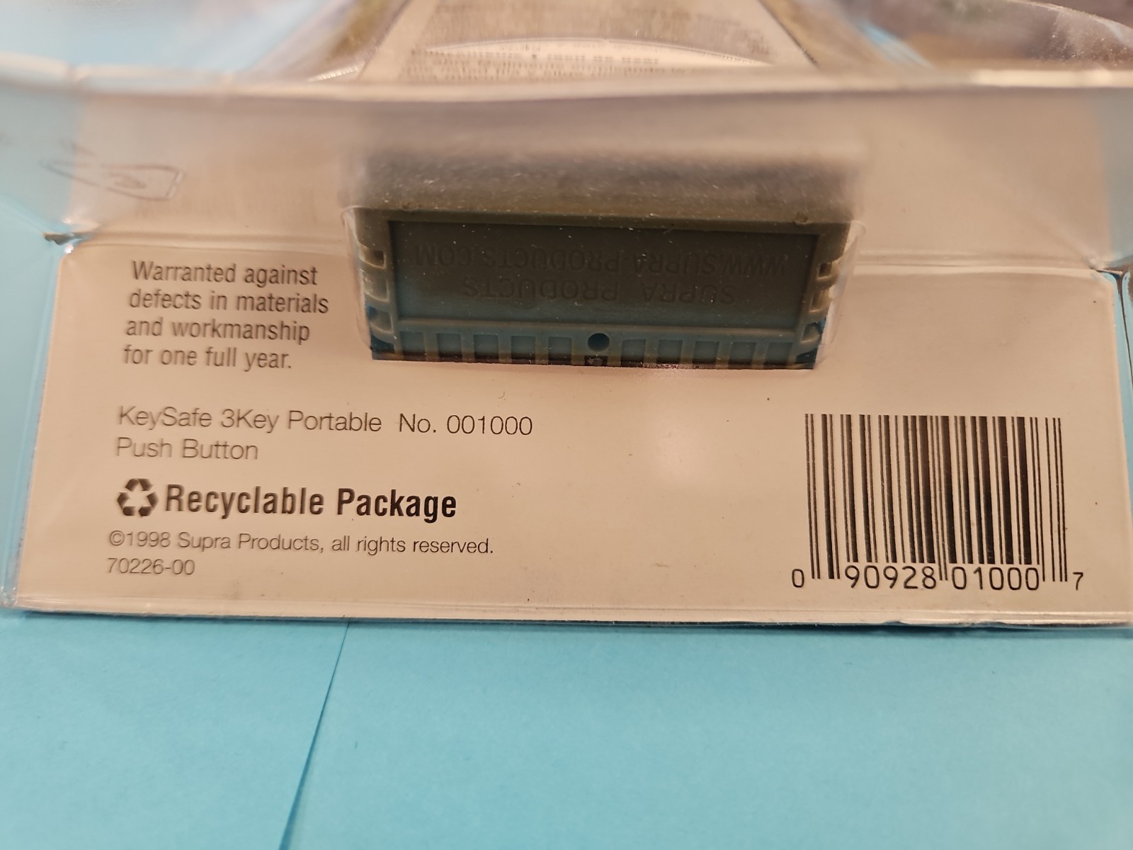 Kidde KeySafe Access Point Portable Push Button Holds 3 Keys New