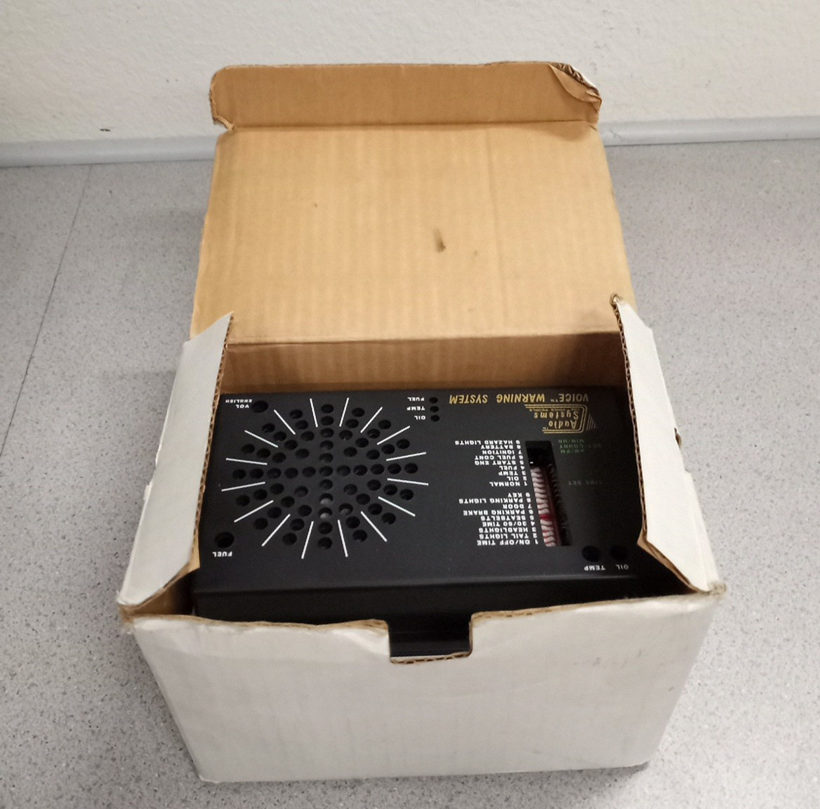 Vintage Audio Systems Inc. Audio Systems , Voice Warning System , Model: AS1310