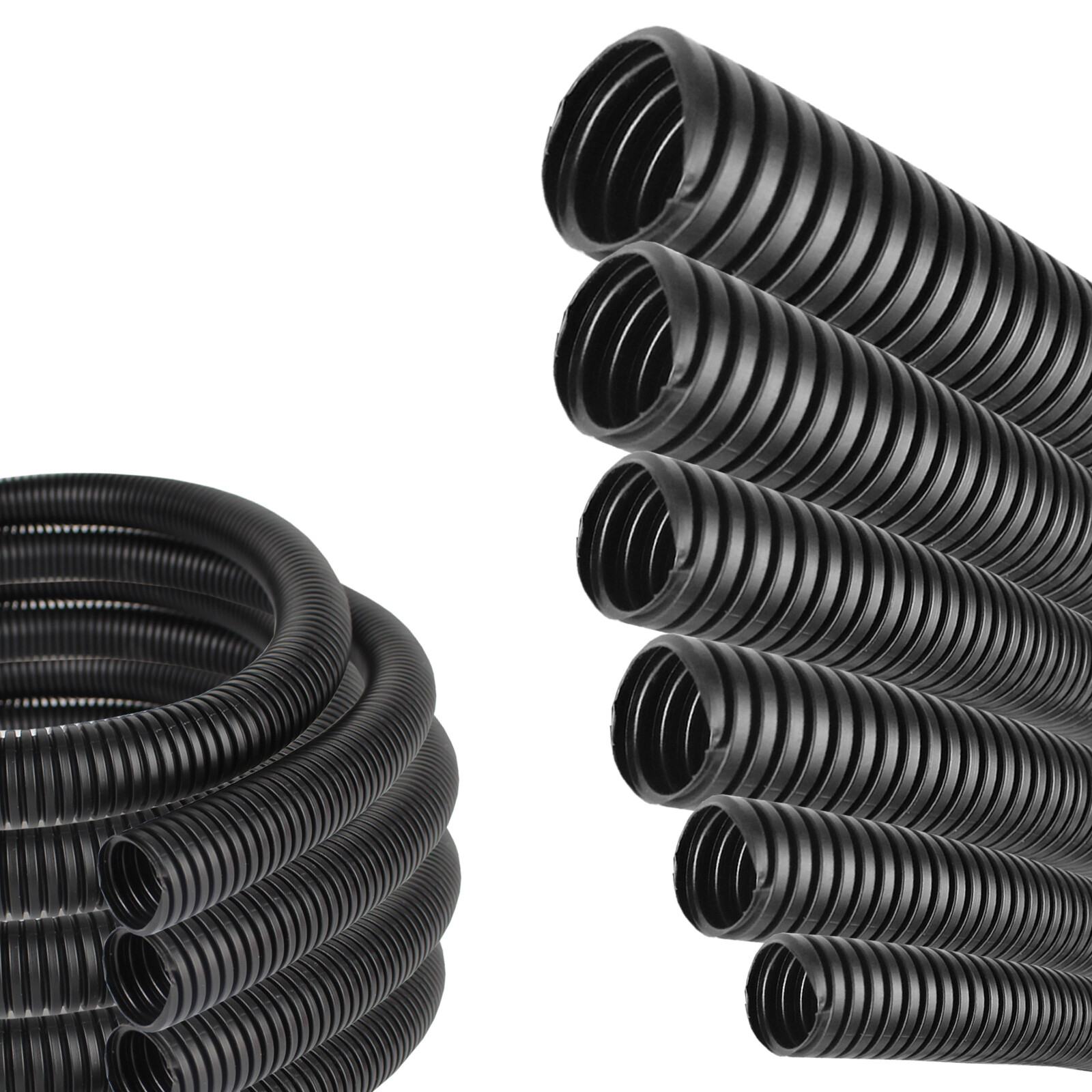 Split Sleeve Wire Loom Conduit Tubing Harness Wrap Cable Cord Management Lot