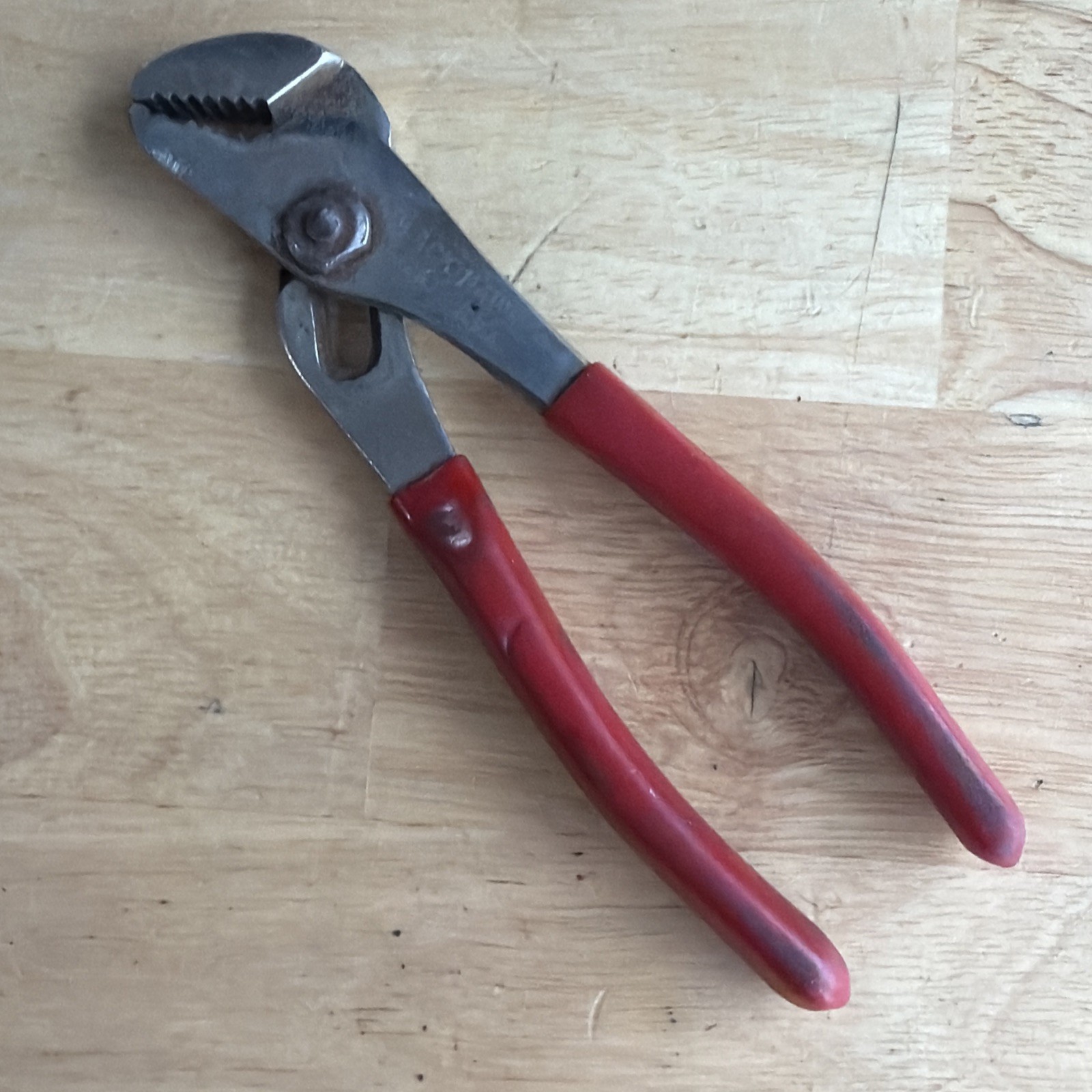 Blackhawk Tools 6-3/4" Long Slip Joint Pliers Red Handle PT-1263-1 Made in USA