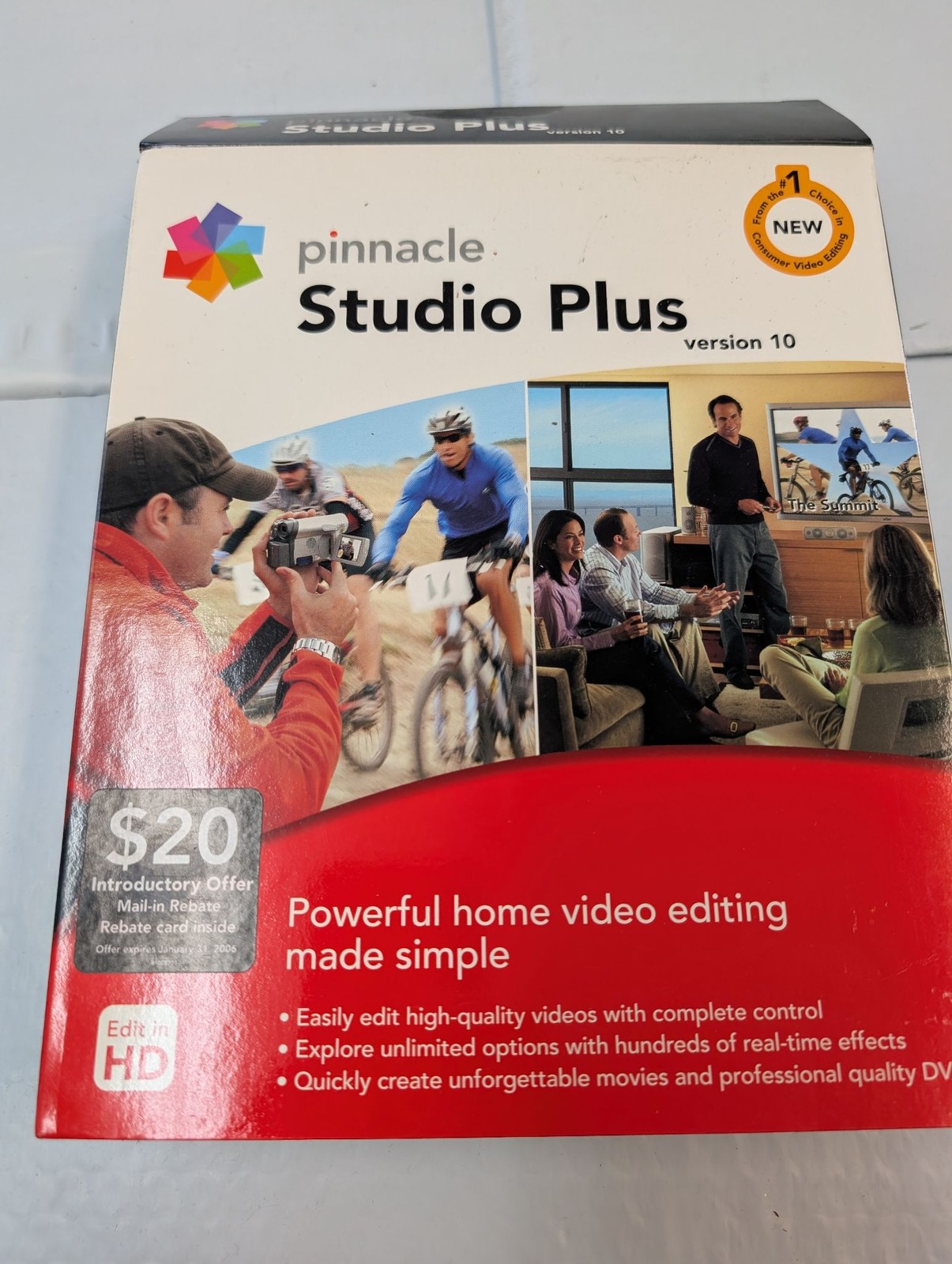 Pinnacle Studio Plus Version 10 Video Editing Software with HD Capture